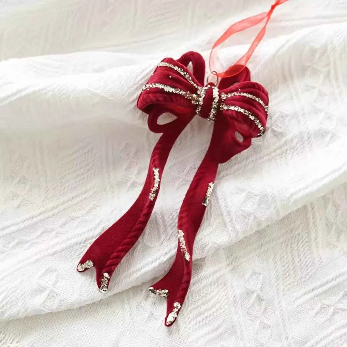 Christmas Velvet Ornament for Elegant Holiday Decor
