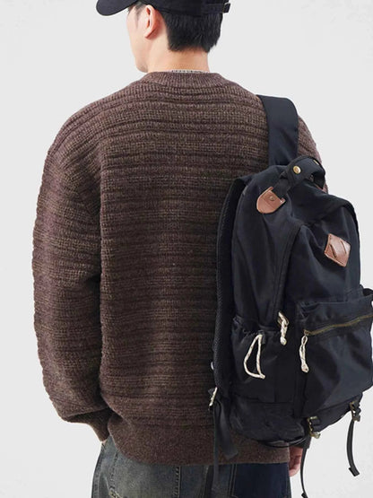 Men's Plus Size Sweater with Button Detail - Long Sleeve for Ultimate Comfort and Style